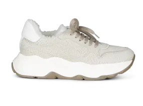 7001CM Ladies Sneakers - Nabuk Panna