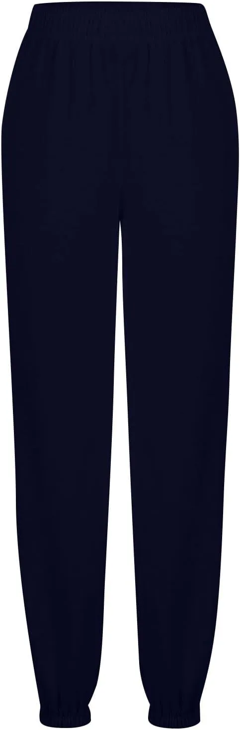Baggy Sweatpants for Women Lightweight Elastic High Waisted Sweatpants Joggers with Pockets Comfy Lounge Pants Trousers