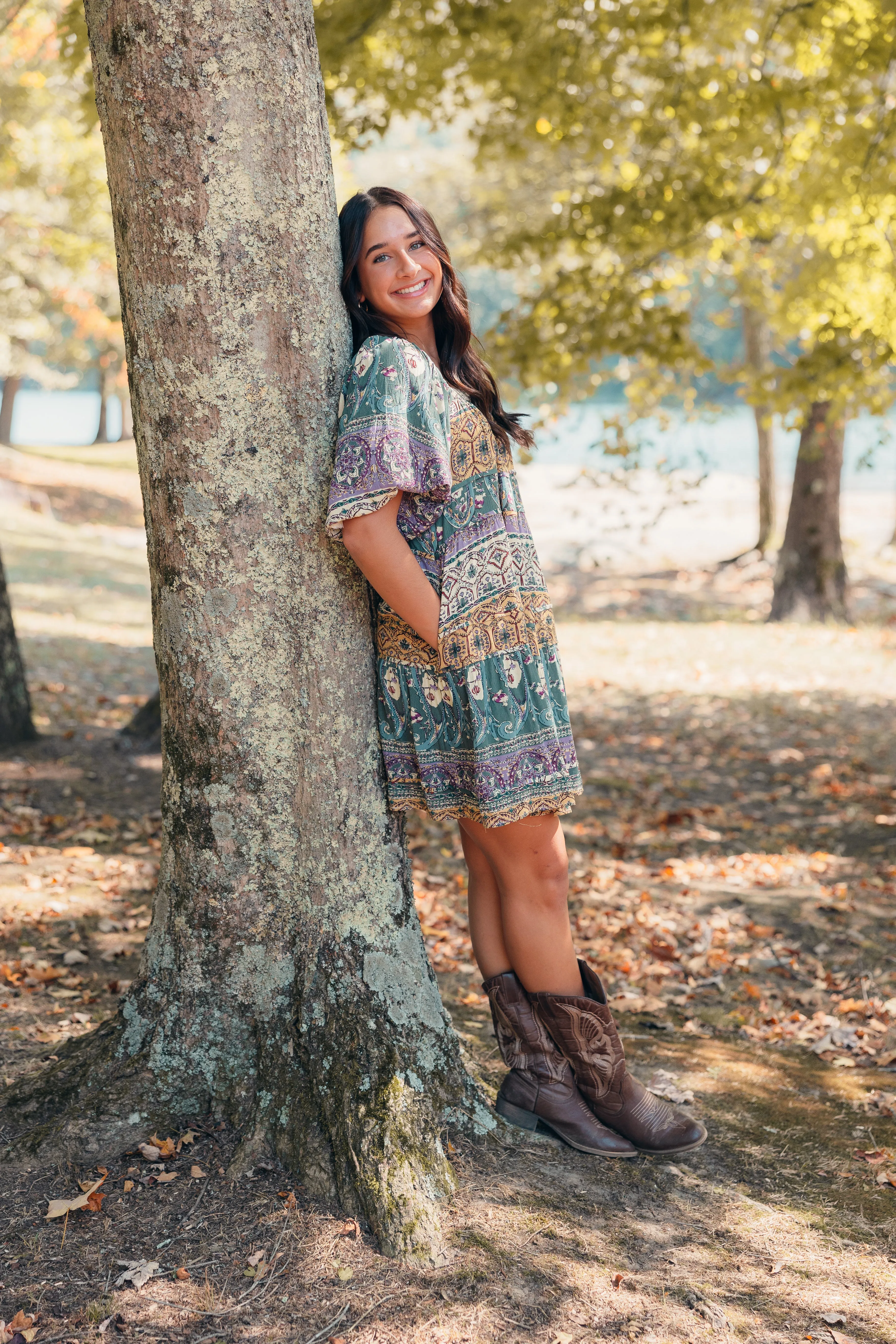 Boho Paisley Dress