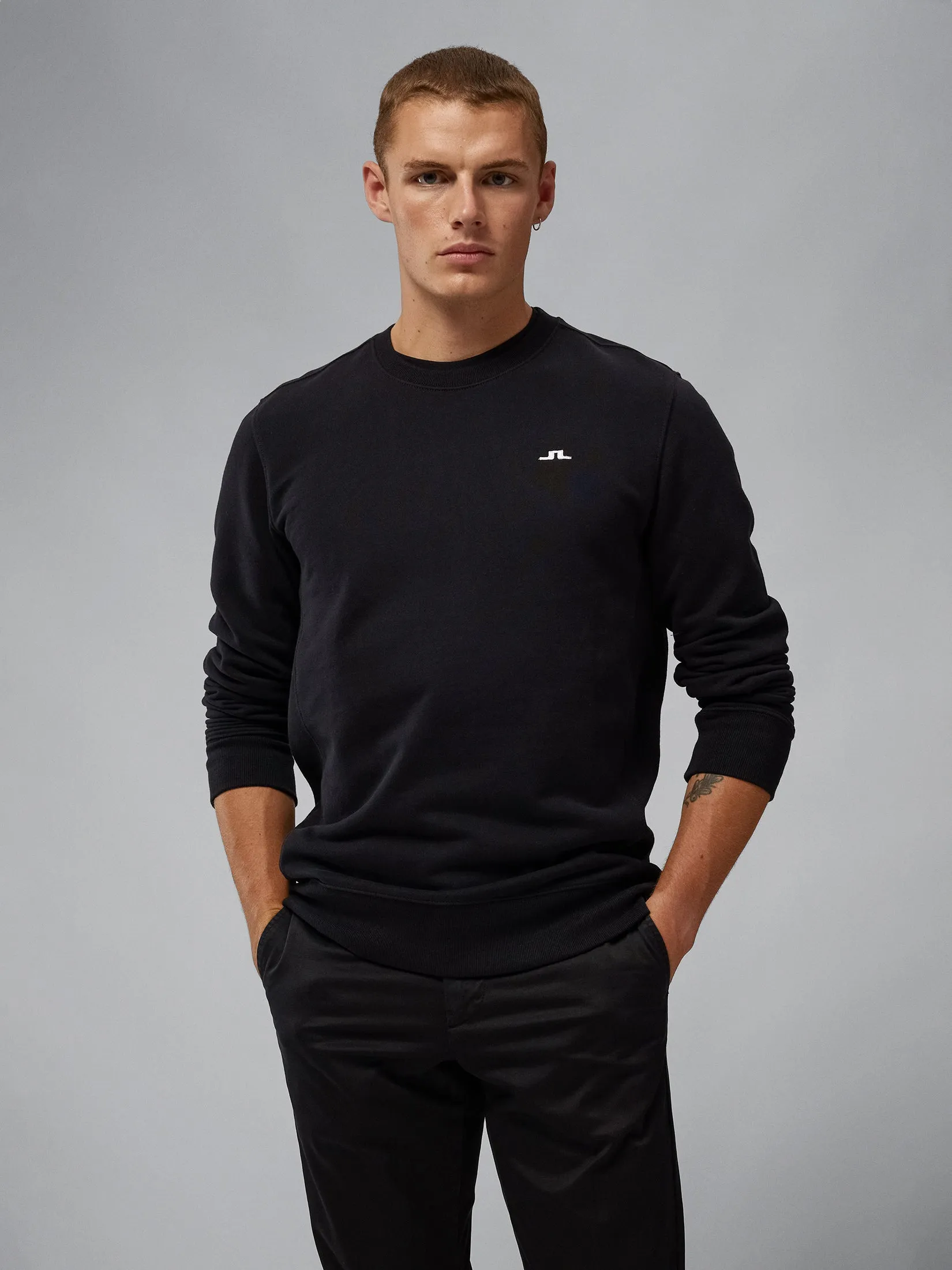 Cal Crew Neck Sweat / Black