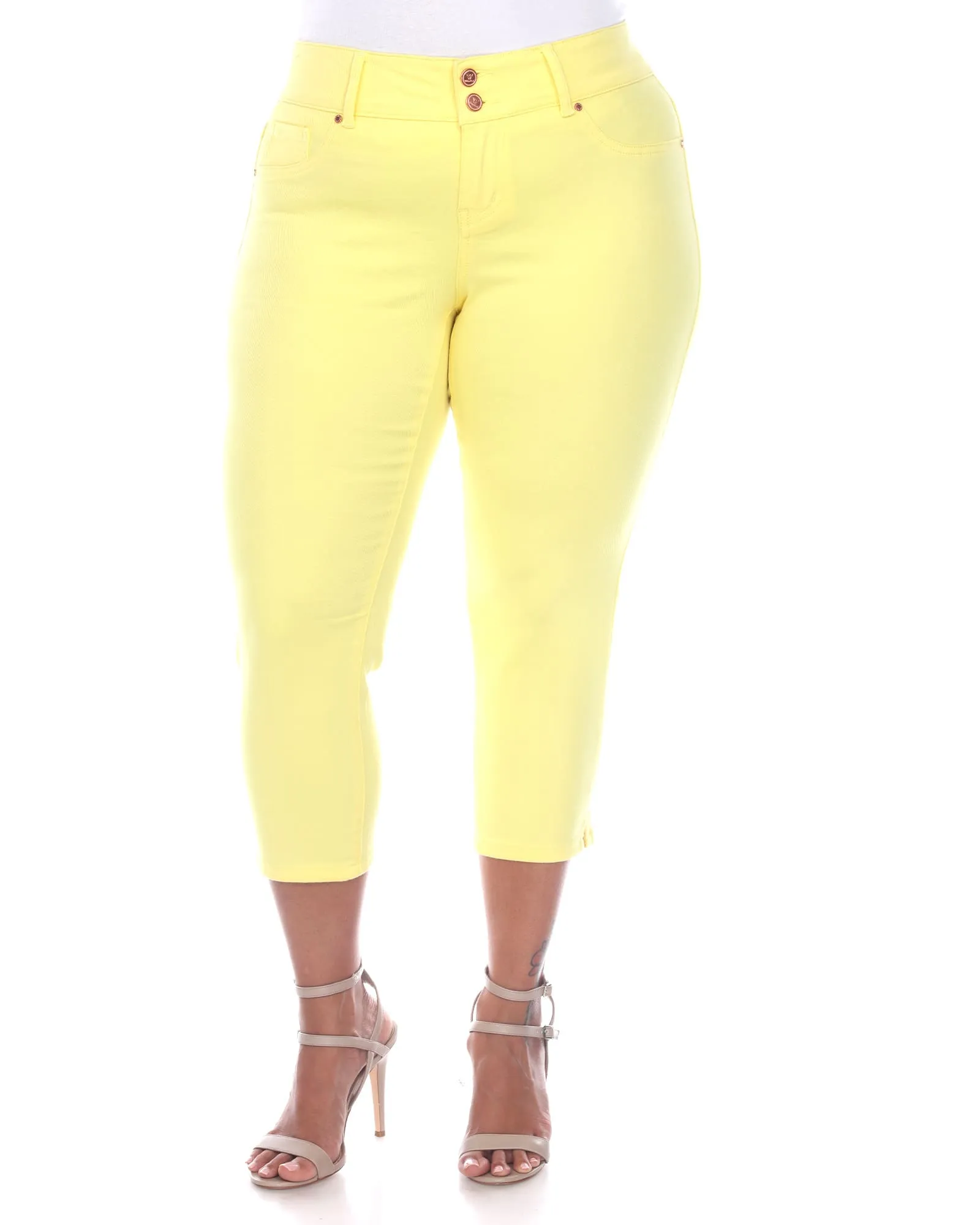 Capri Jeans | Yellow