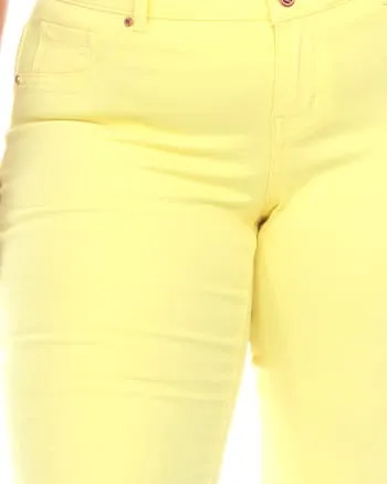 Capri Jeans | Yellow