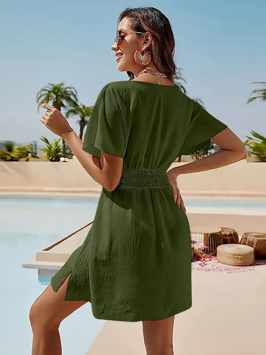 Catching Memories Short Sleeve Summer Dresses