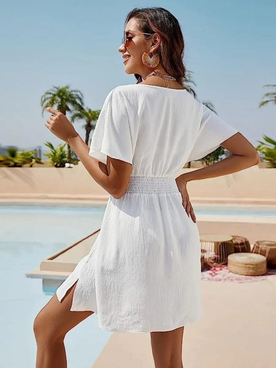 Catching Memories Short Sleeve Summer Dresses