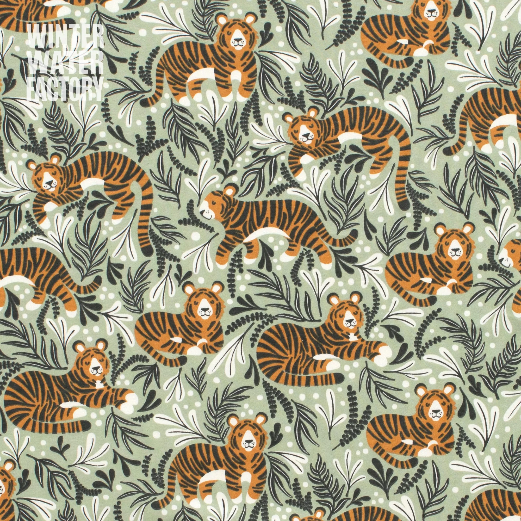 Cedar Baby Dress - Dreaming Tigers Green