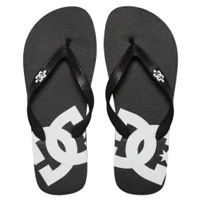 DC Spray Sandals - Black Black White