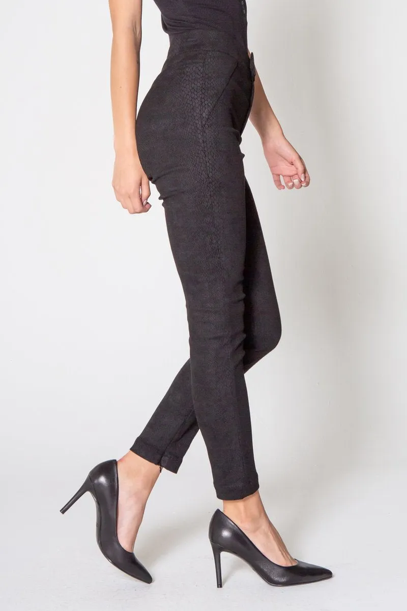 Dear John 'Nina' in Black Snake Skinny