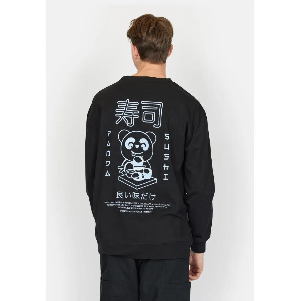 DPPanda Oversized LS Tee - Black