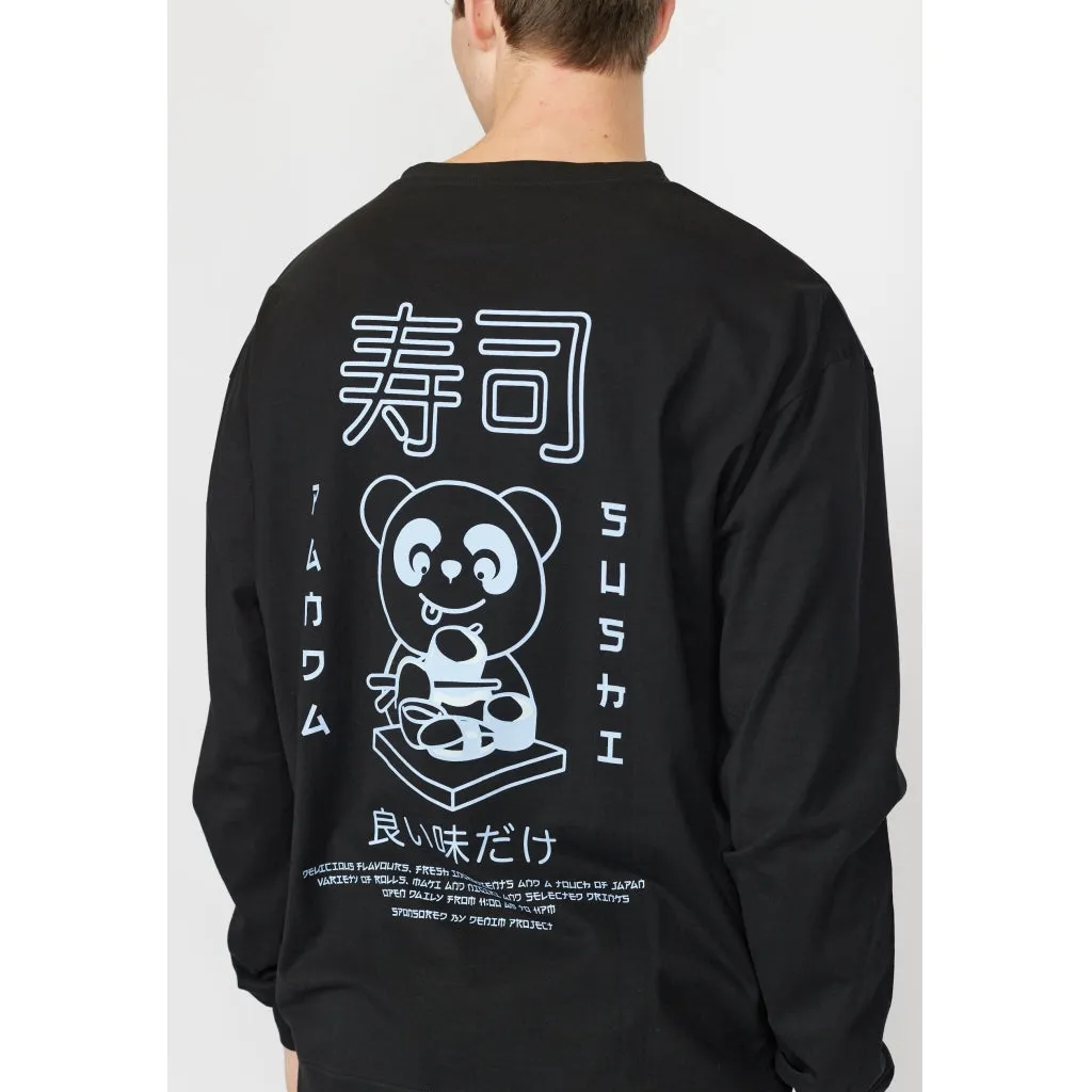 DPPanda Oversized LS Tee - Black