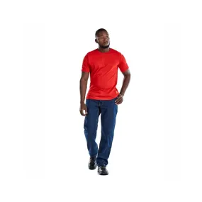 DROMEX COTTON CREW NECK T-SHIRT COLOUR-RED SIZE M