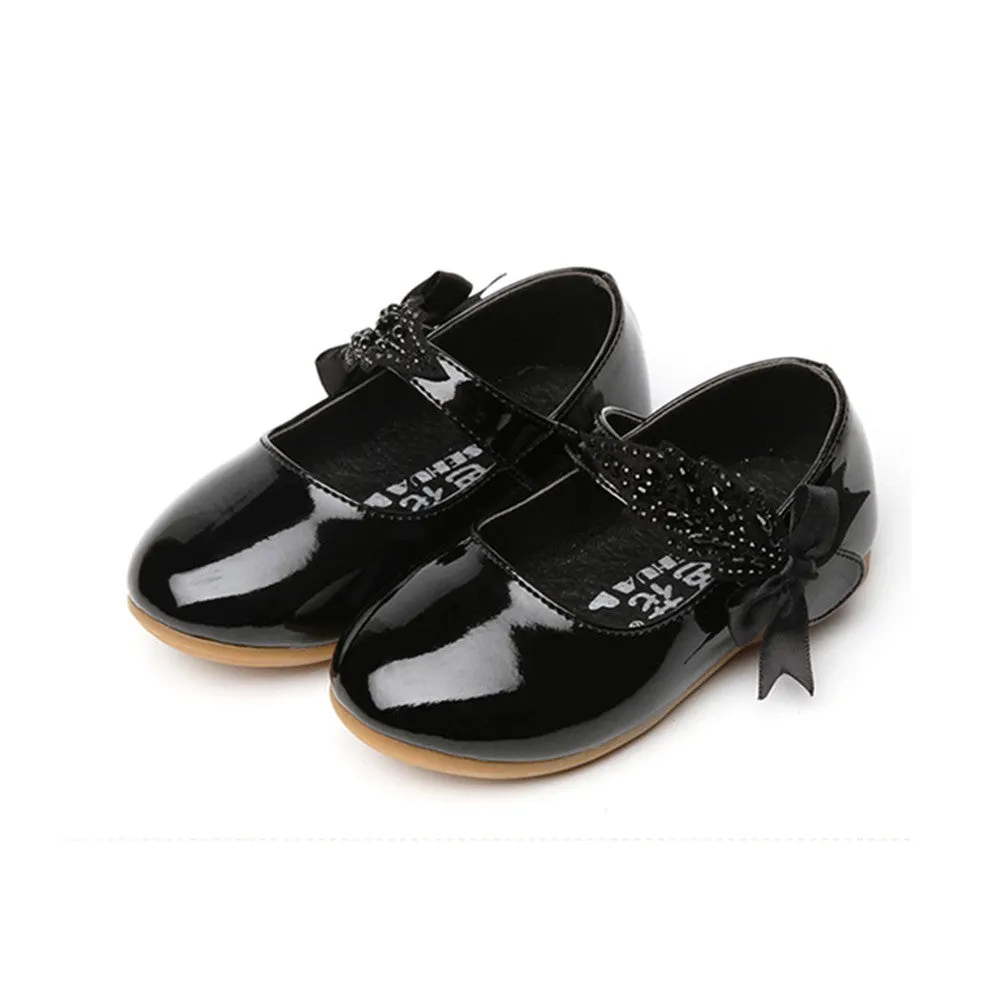 Girls' Shoes Princess Flat Shoes Mary Jane Dress Shoes