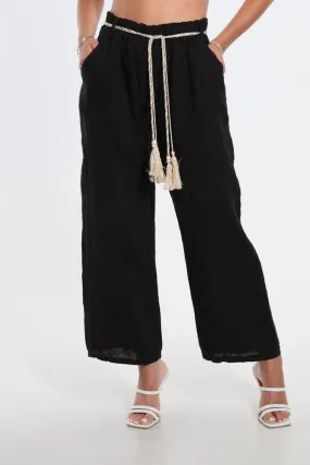Gracy Linen Pull On Pant (PL181)