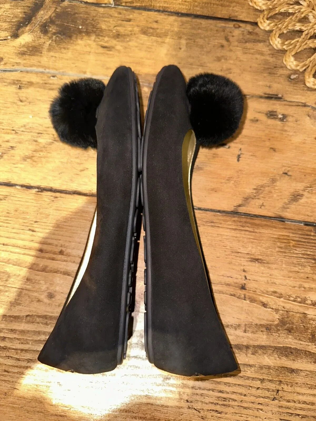 Jimmy Choo black suede pumps UK4.5/US6.5