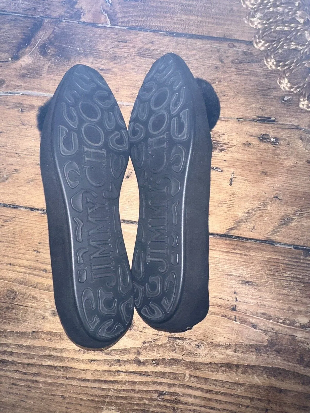 Jimmy Choo black suede pumps UK4.5/US6.5