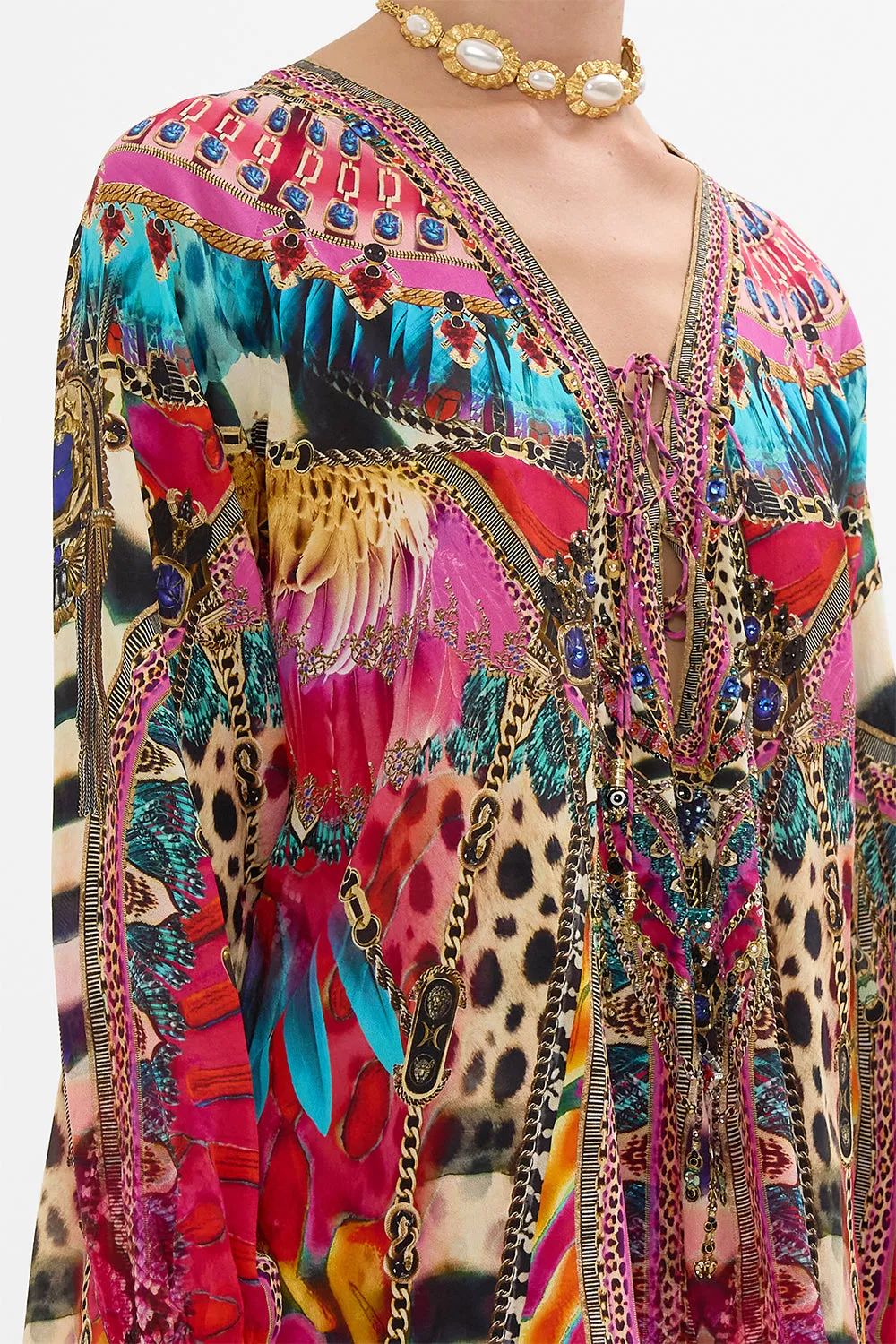 LACE UP BLOUSE SAHARA SUPERNATURAL