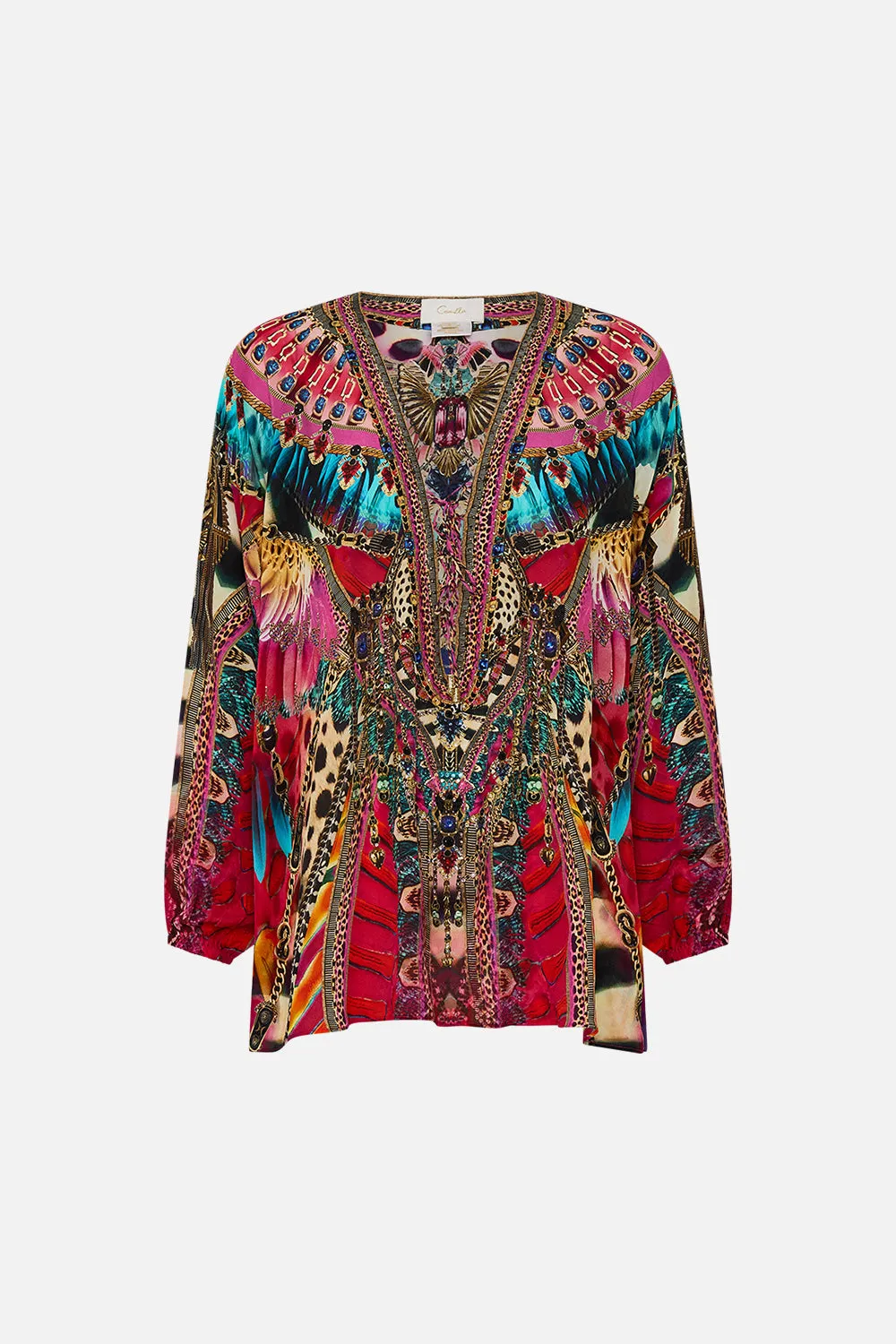 LACE UP BLOUSE SAHARA SUPERNATURAL