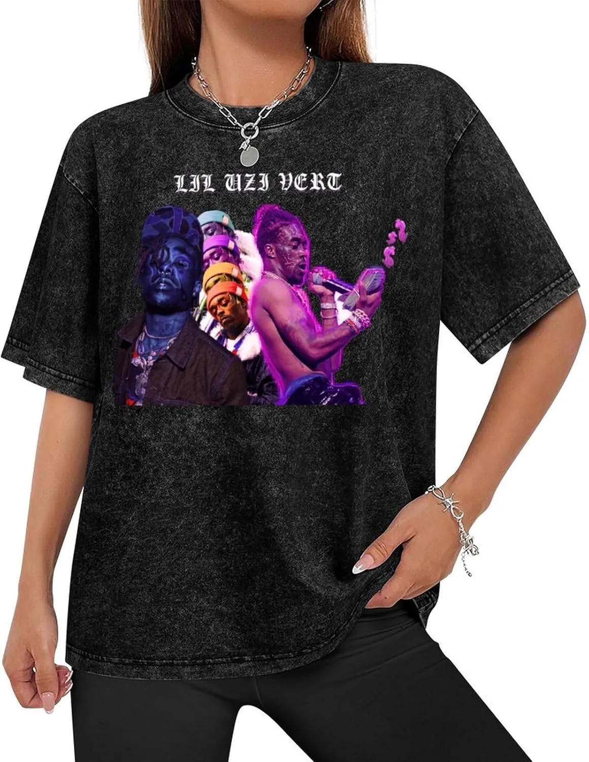 Men Shirt,Music Top Washed Tshirt Cotton Round Neck T Shirt Fashion T-Shirt Novelty Shirts for Boy Breathable Tee