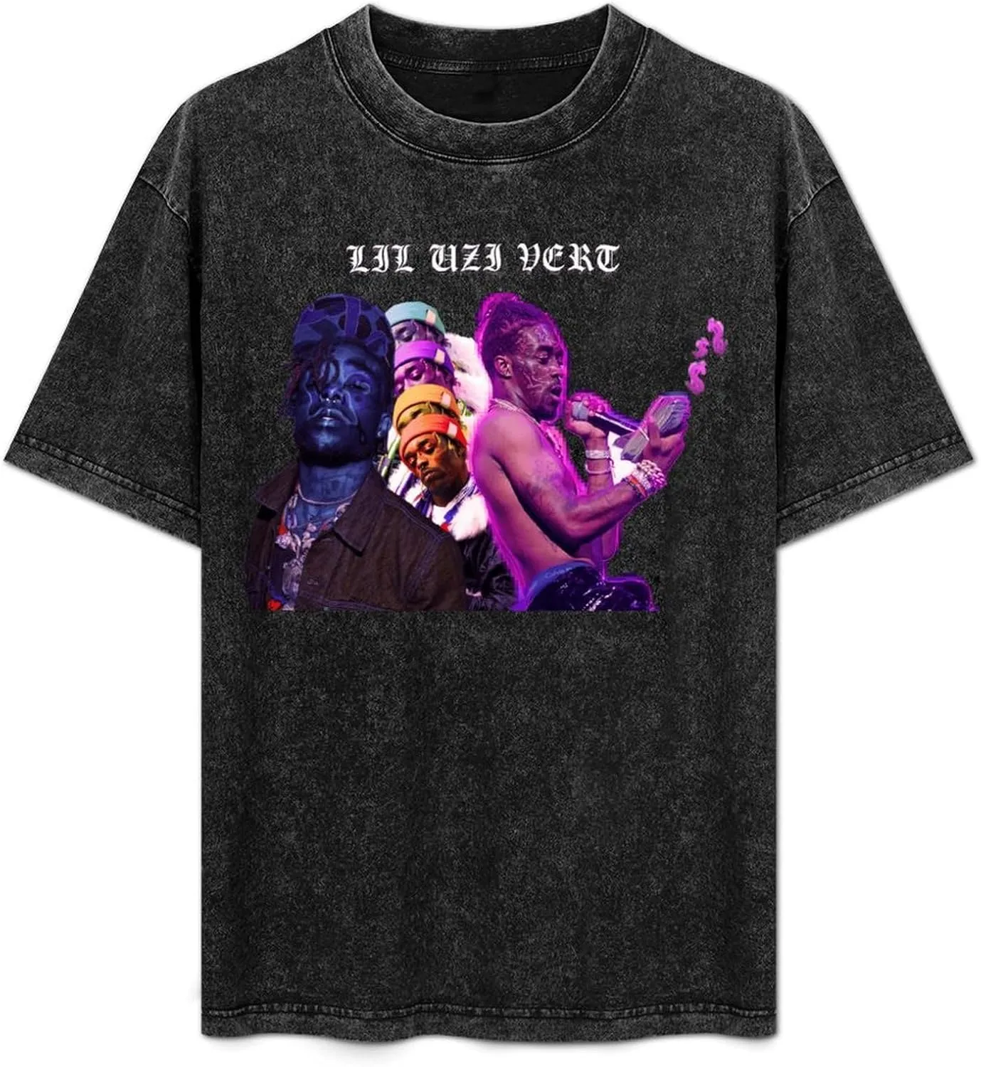 Men Shirt,Music Top Washed Tshirt Cotton Round Neck T Shirt Fashion T-Shirt Novelty Shirts for Boy Breathable Tee