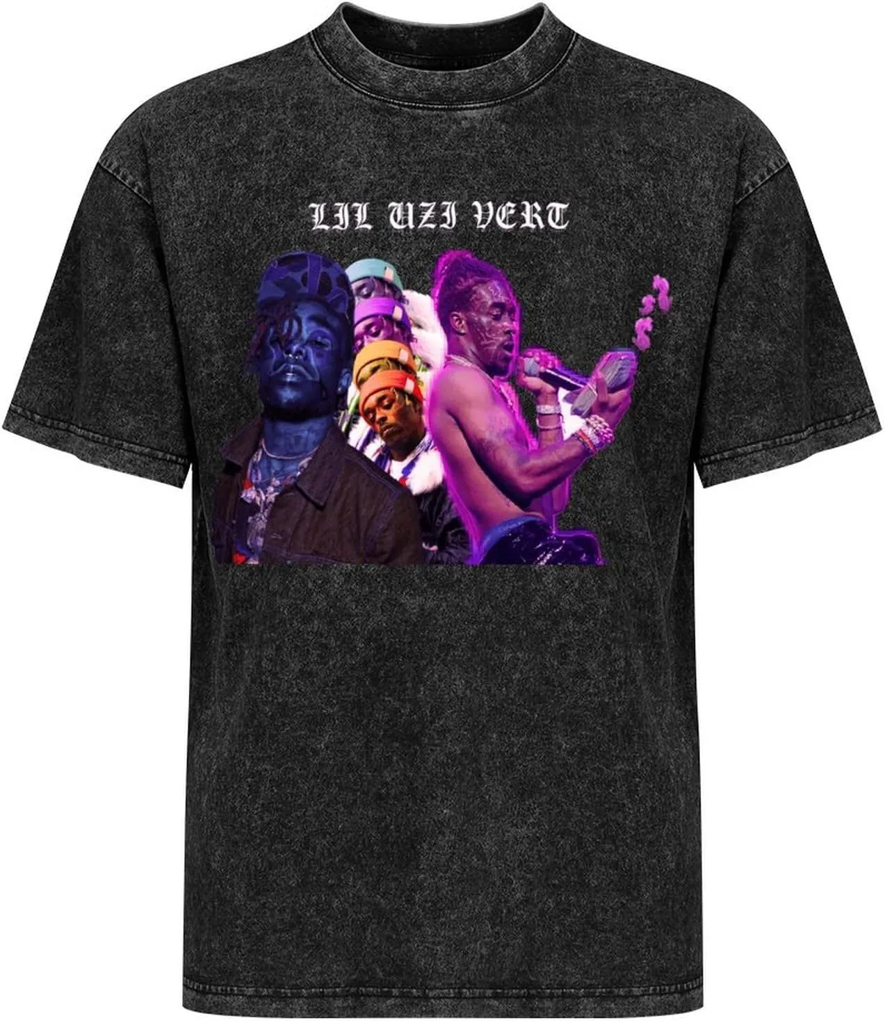 Men Shirt,Music Top Washed Tshirt Cotton Round Neck T Shirt Fashion T-Shirt Novelty Shirts for Boy Breathable Tee