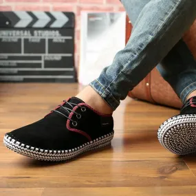 Men's Casual Suede Flats | Plus Size