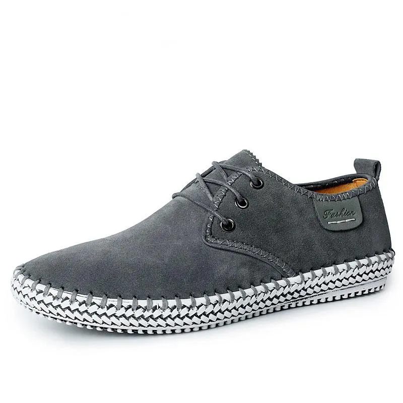 Men's Casual Suede Flats | Plus Size