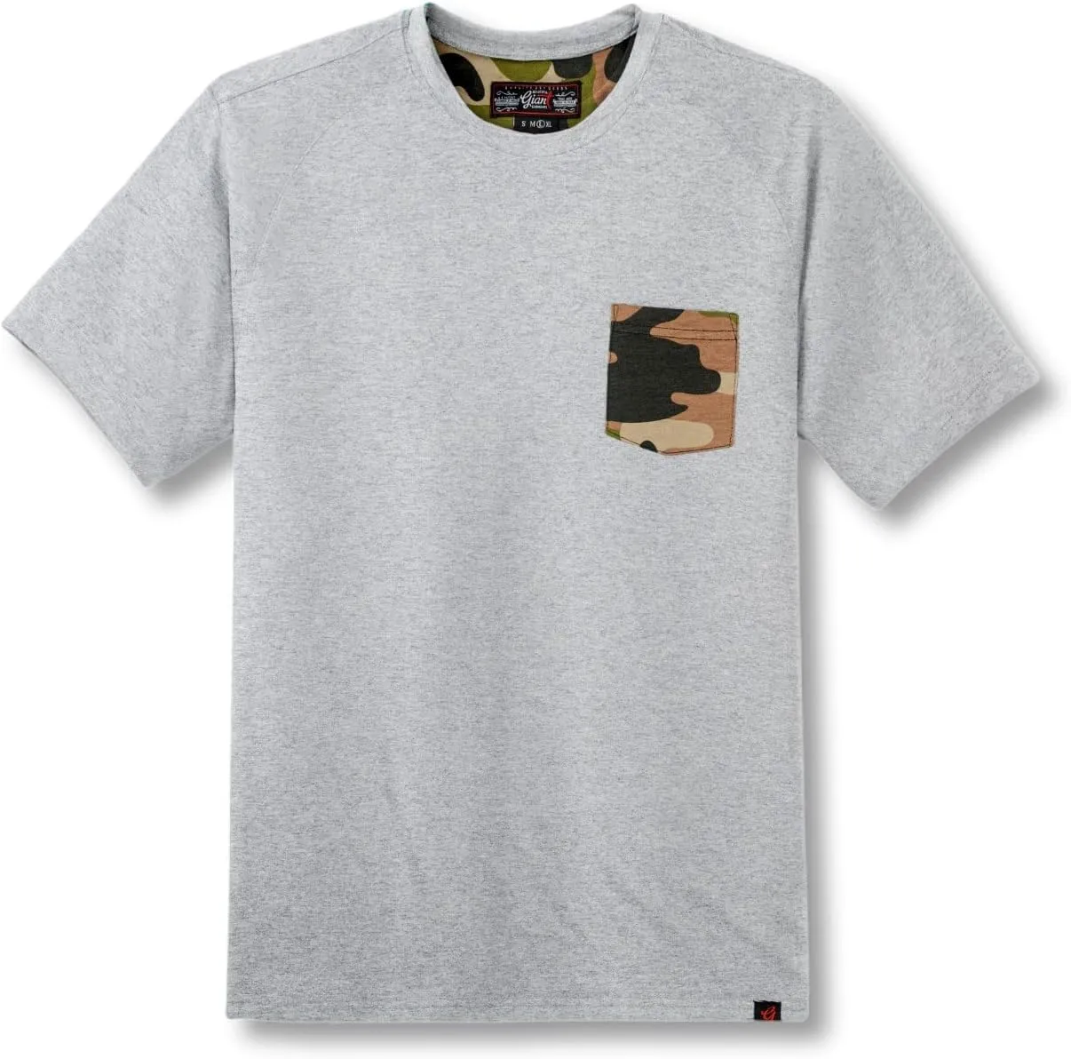 Men's Casual T-Shirt with Chest Pocket - Soft, Breathable, Slim Fit Tee for Everyday Wear