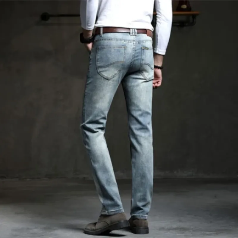 Men's Stretchy Straight Jeans