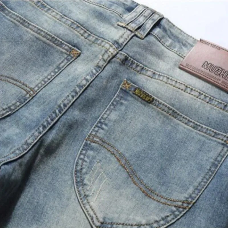 Men's Stretchy Straight Jeans