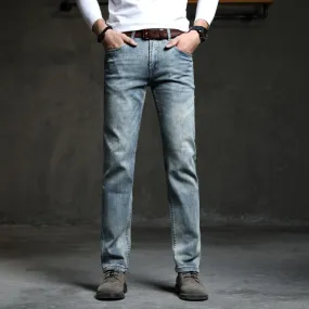 Men's Stretchy Straight Jeans