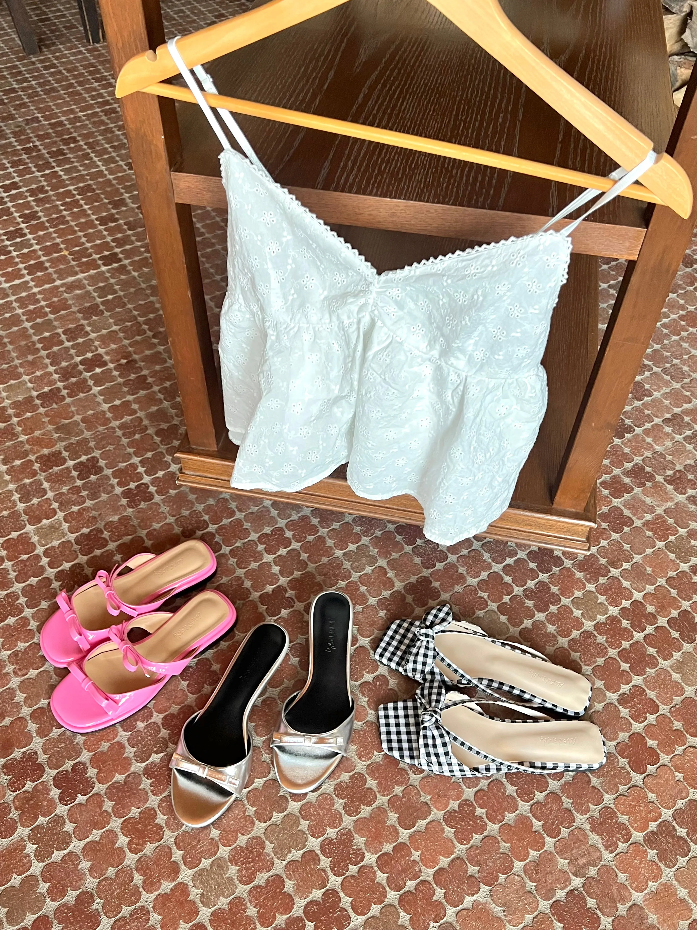 Mini Ribbon Mules