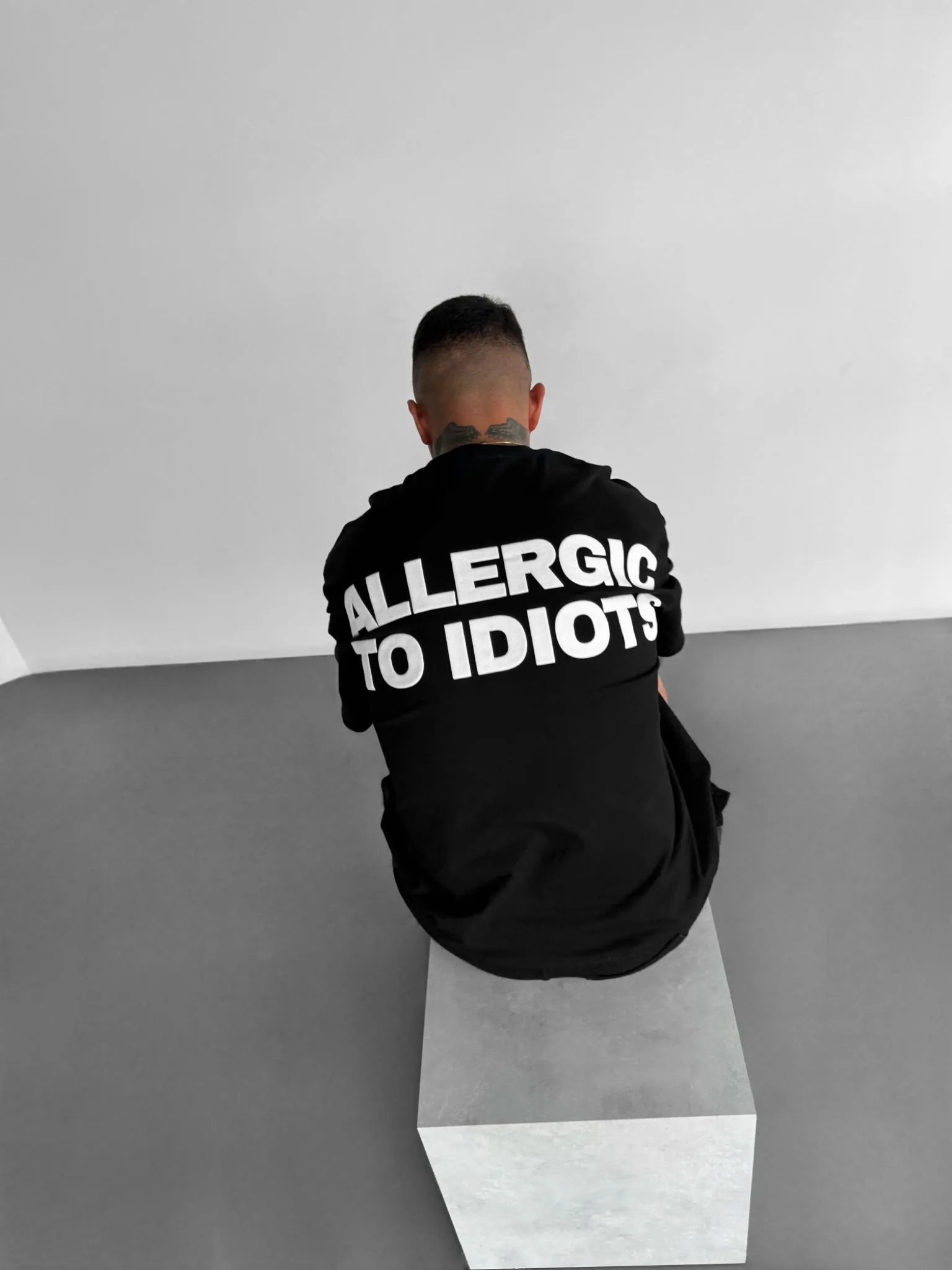 Oversize Statement T-shirt - Black