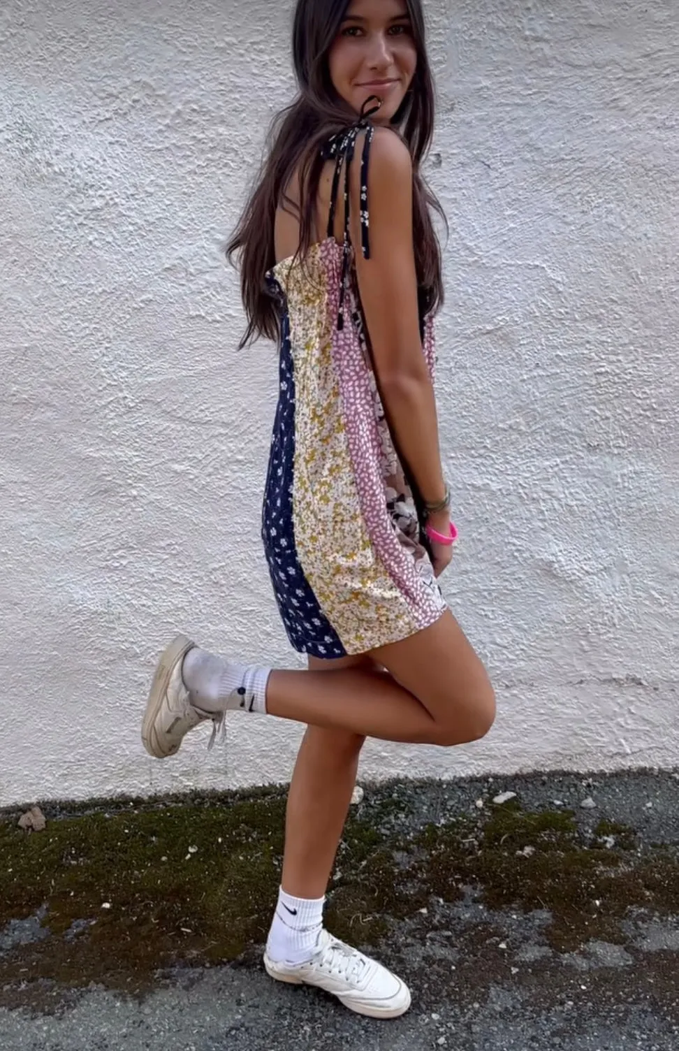 Pauline Patchwork Mini Dress