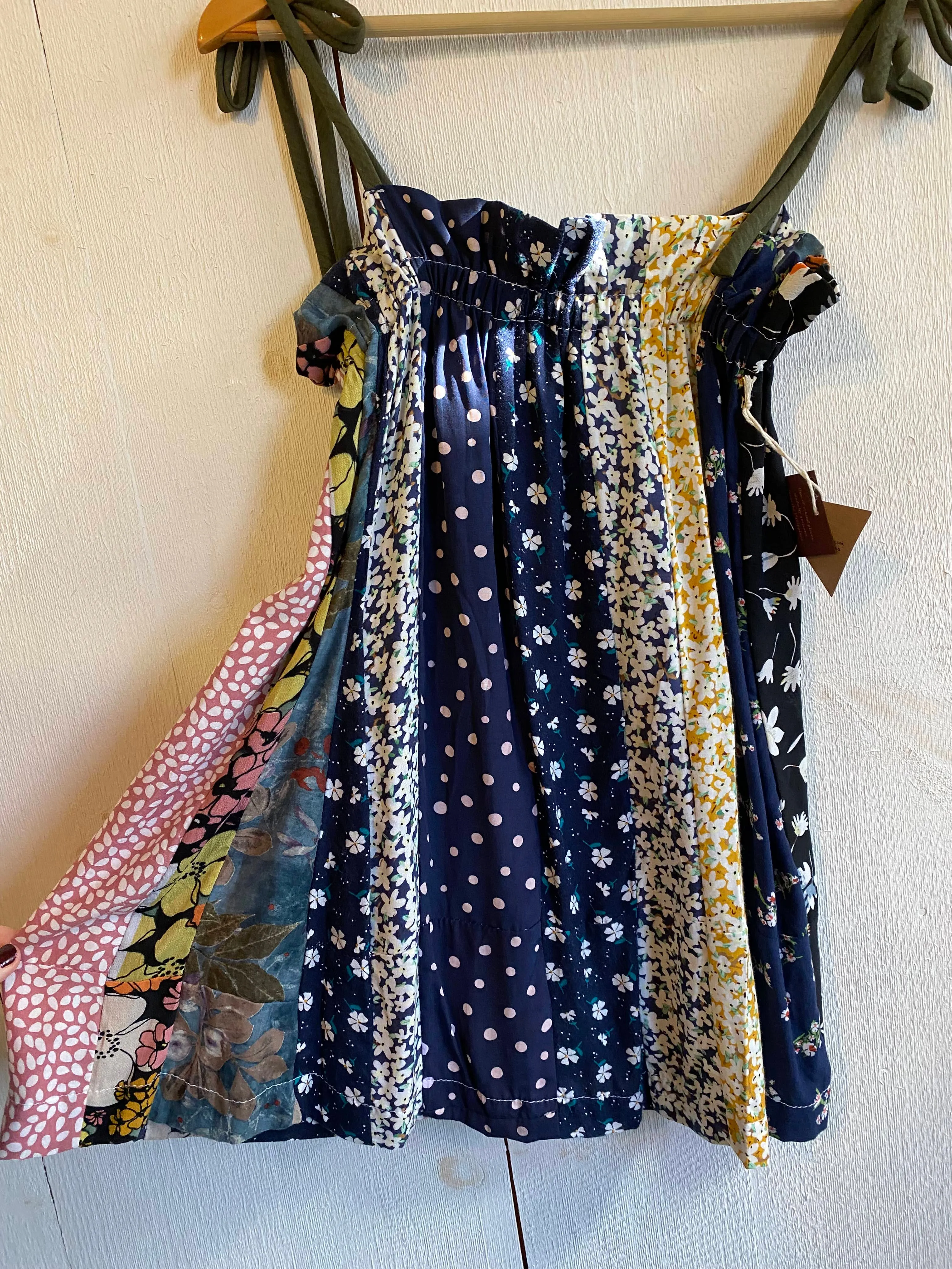 Pauline Patchwork Mini Dress