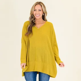 Precious Poetry Tunic, Mustard