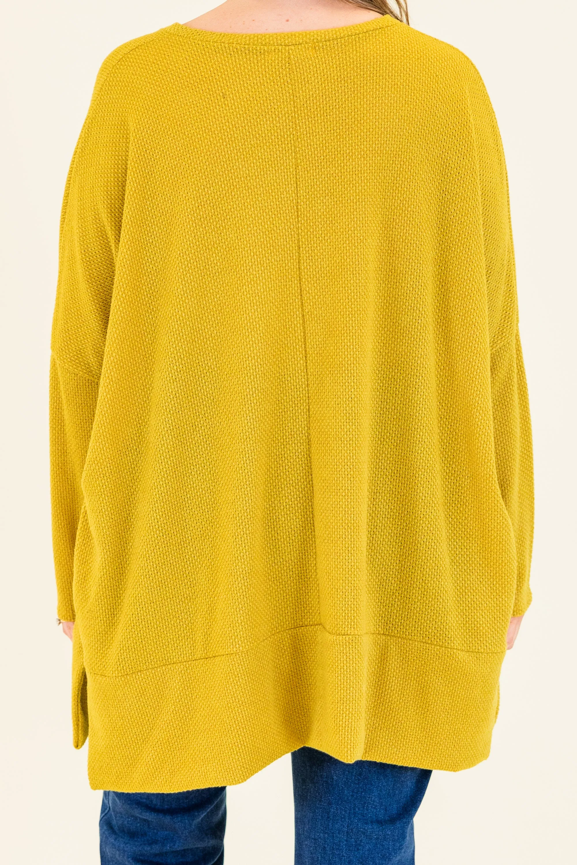 Precious Poetry Tunic, Mustard