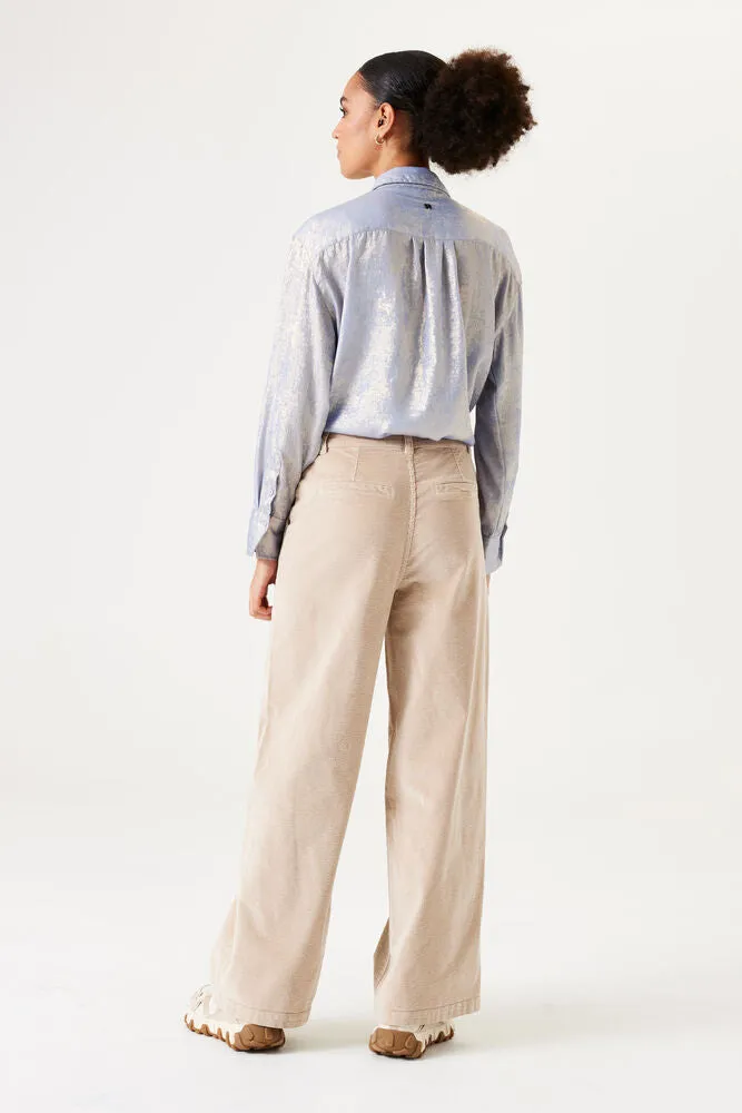 Shimmy Blouse (Ice Blue)