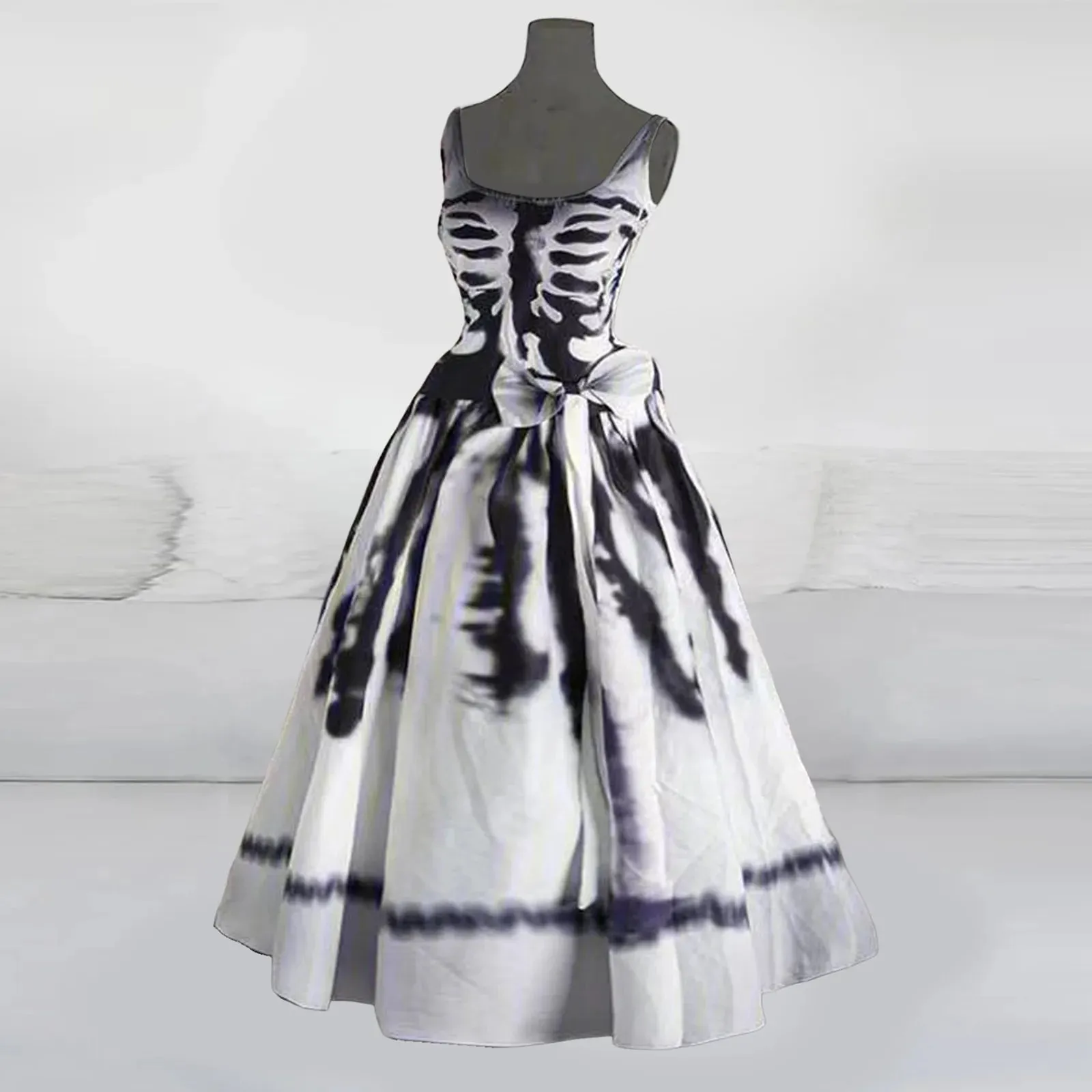 Skeleton Rockabilly Halloween Costume Dresses