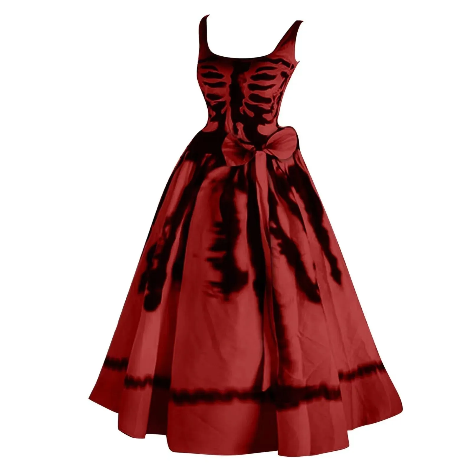 Skeleton Rockabilly Halloween Costume Dresses