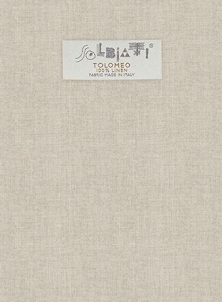 Solbiati Stone Beige Linen Pants