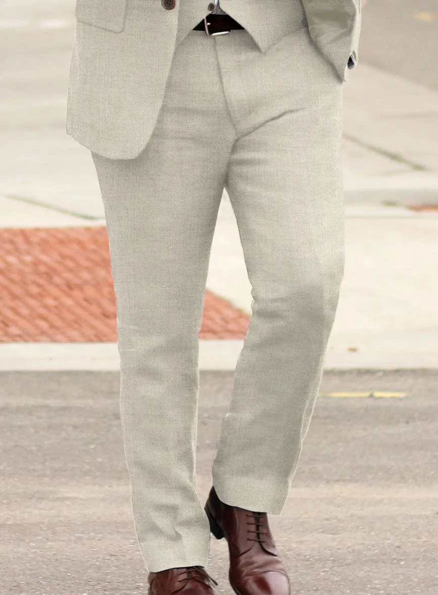 Solbiati Stone Beige Linen Pants