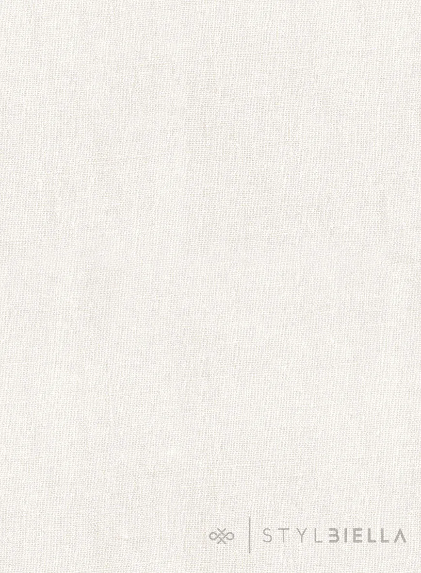 Stylbiella Cream Linen Pants