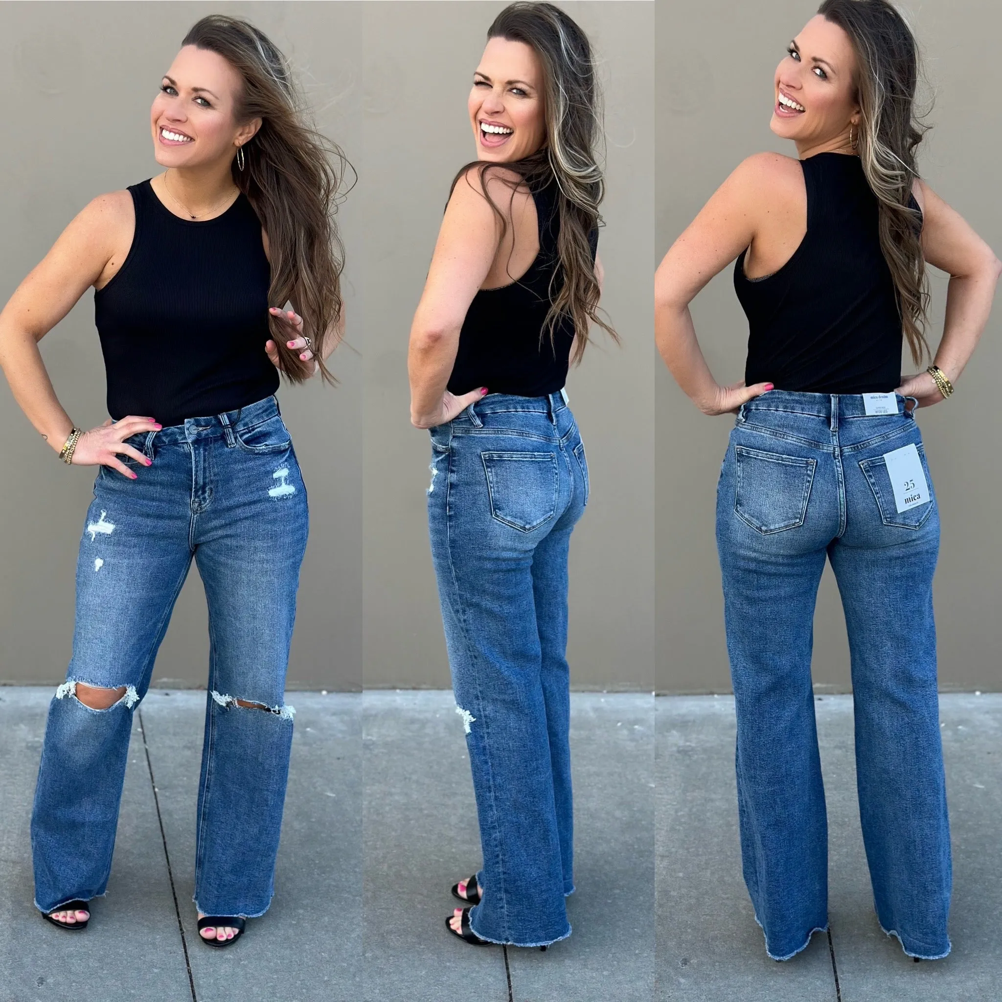Taylor (Mica) High Rise Wide Leg