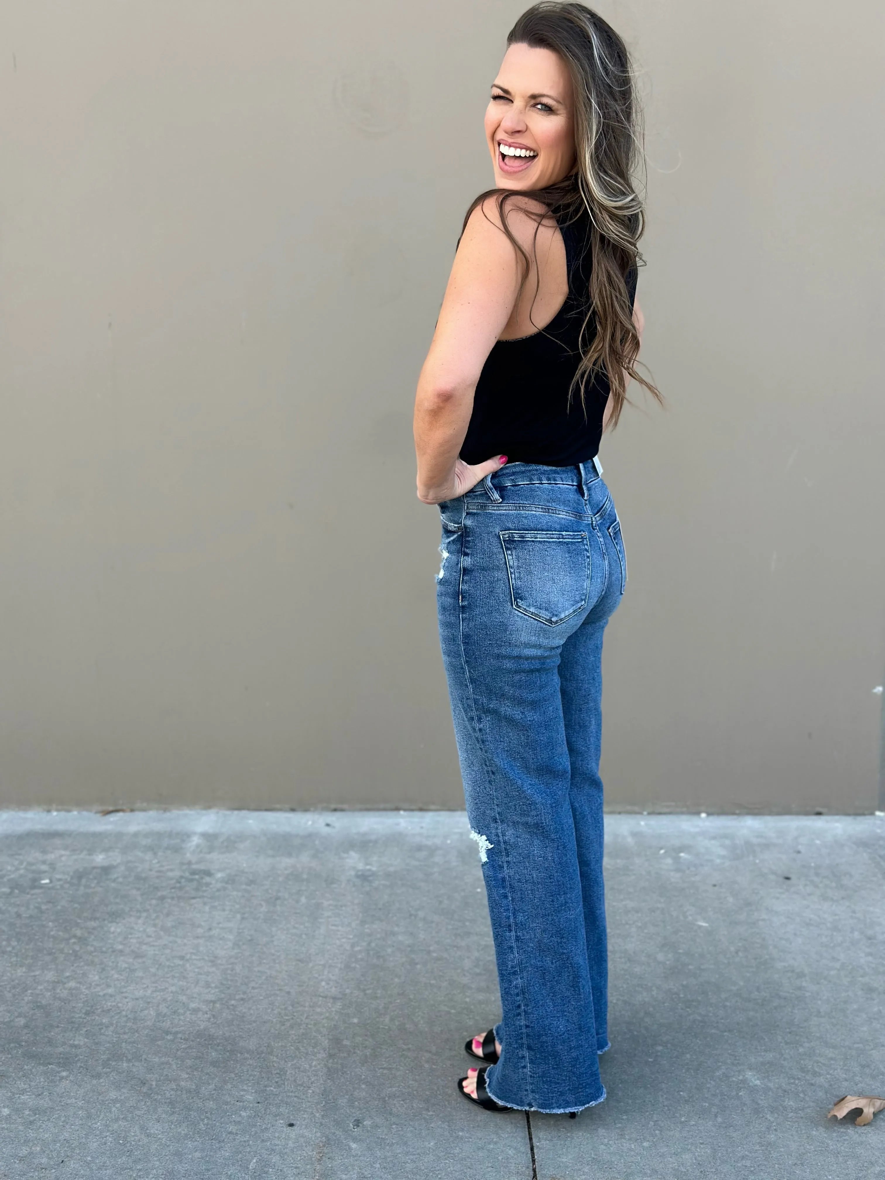 Taylor (Mica) High Rise Wide Leg