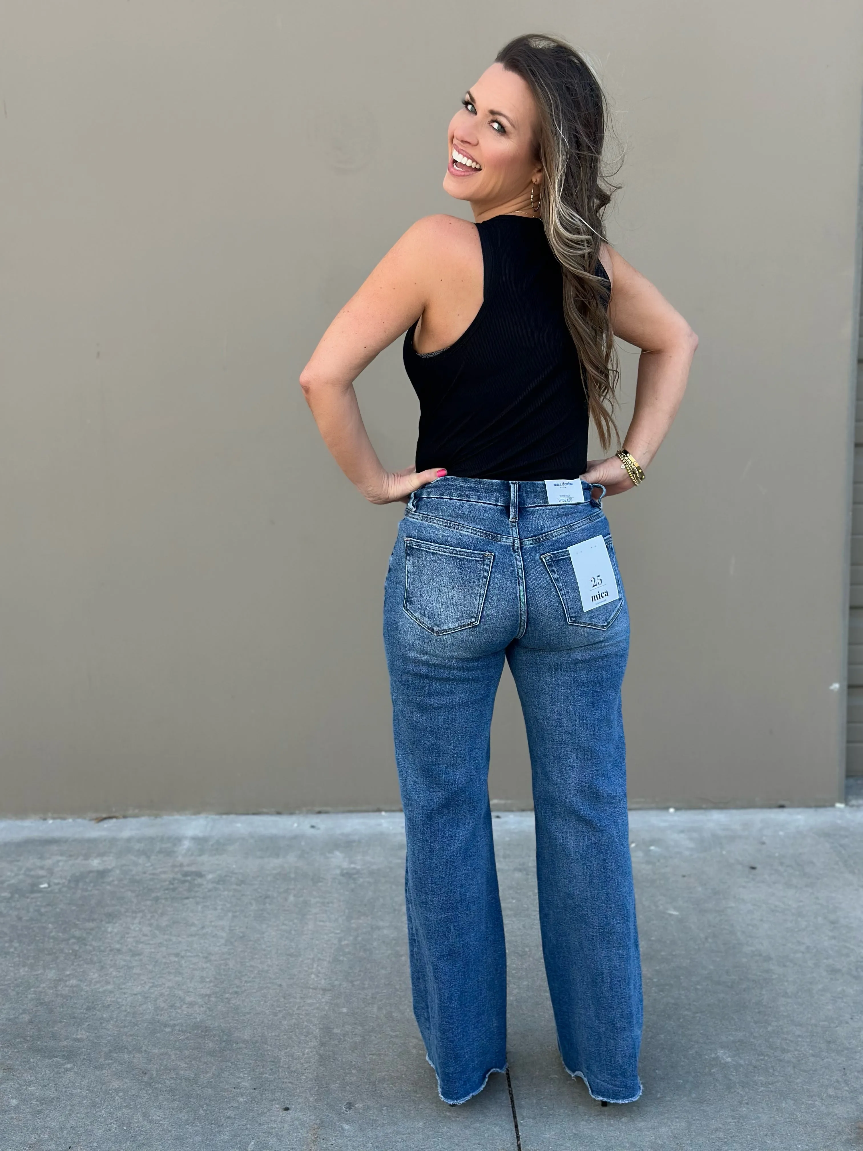 Taylor (Mica) High Rise Wide Leg