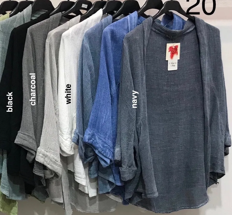 The KEANU Linen/cotton cardigan