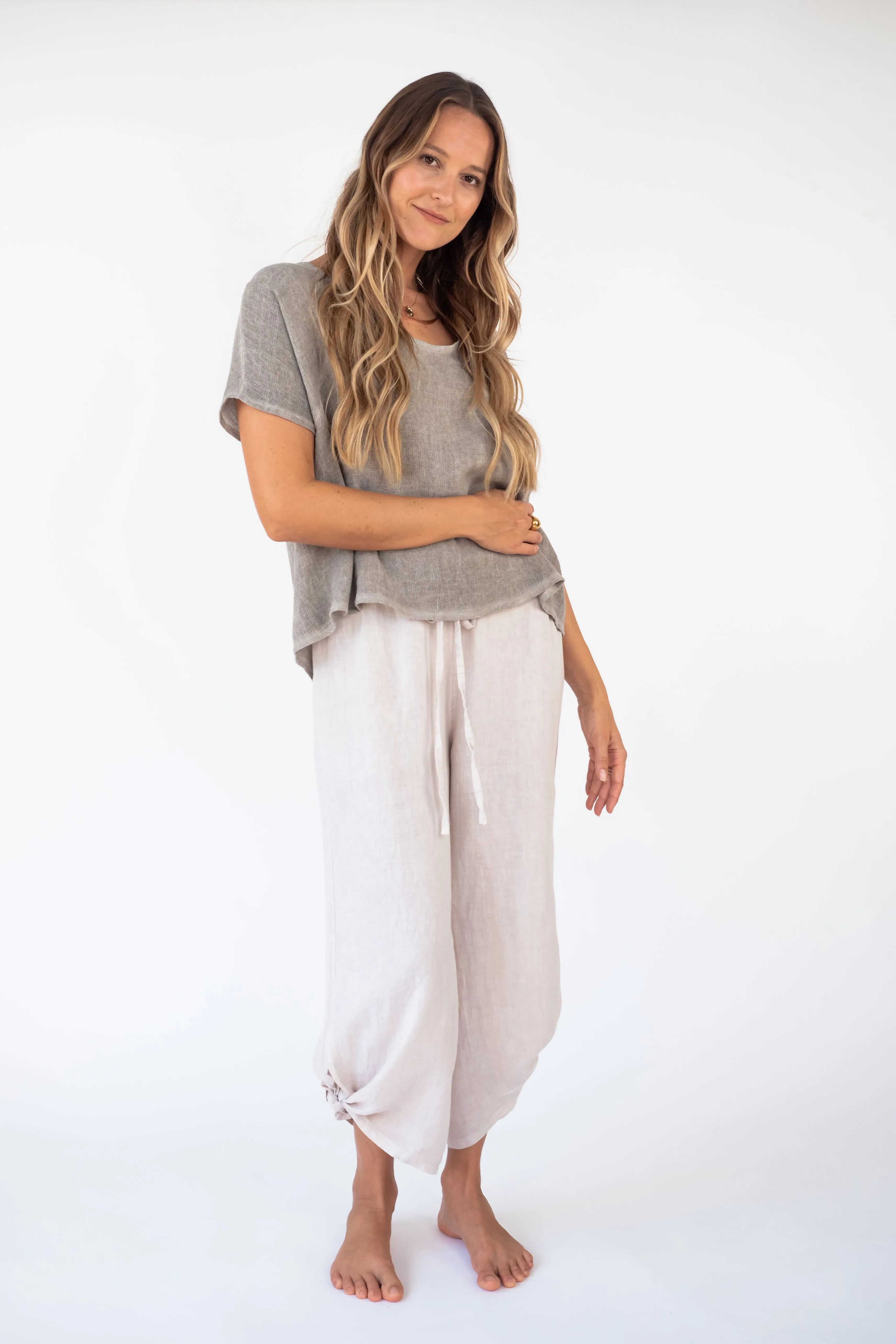 the LIKE linen/cotton Top