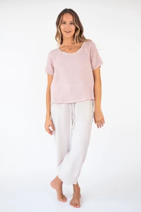 the LIKE linen/cotton Top