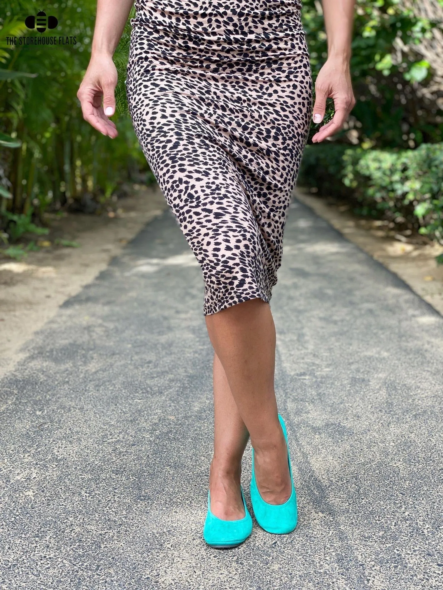 Tropical Green Suede