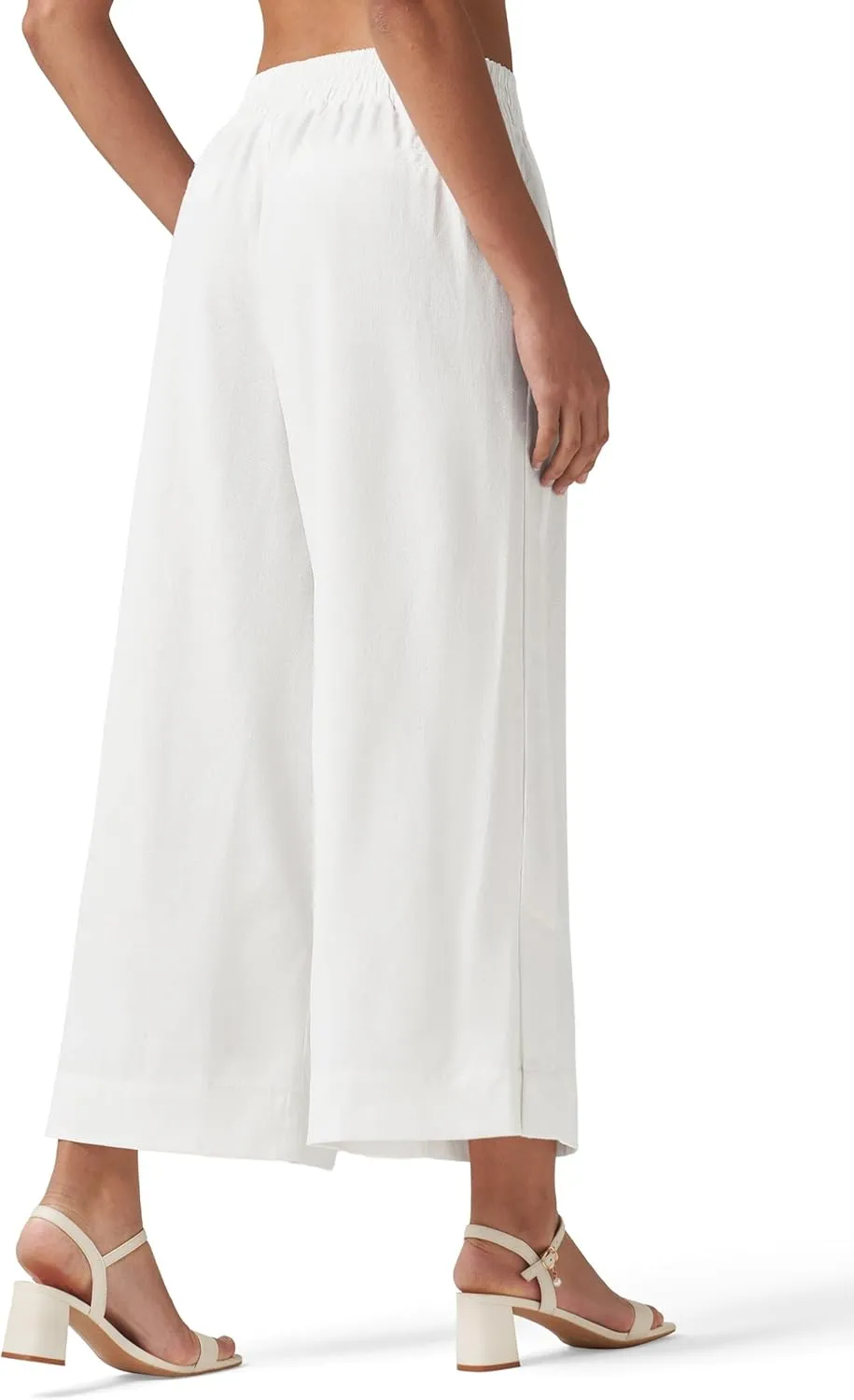 Willit Women's Linen Pants Wide Leg Casual Beach Summer Pants Palazzo Lounge Pants with Pockets