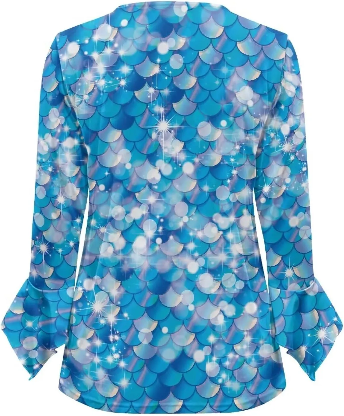 Women's Long Sleeve Button Down T-Shirt Athletic Blouse Breathable Slim Dressy Plus Size Top